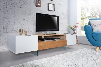 TV stolík PONYX 160 cm - biela