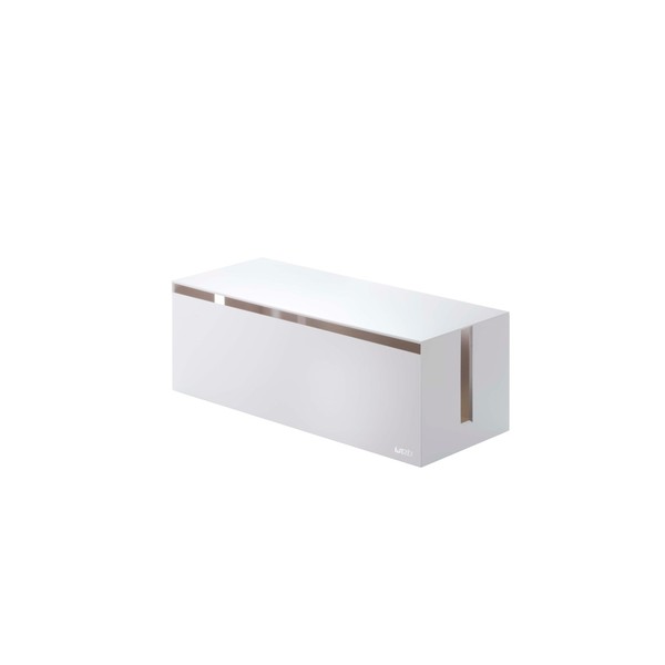 Biely box na nabíjačky Yamazaki Web Cable Box